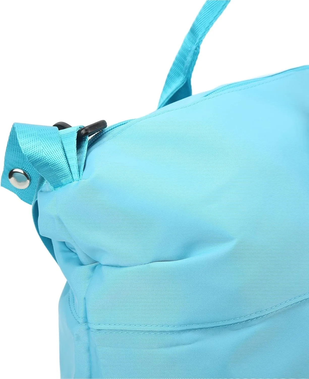 Large Capacity Lightweight Travel Bag for Sports Camping Home with Side Pocket (APJ021BE)