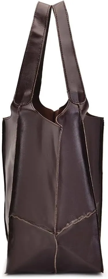 Large Capacity Shoulder Wallet Purse for Work Travel Shopping Women’s Hobo Retro Tote Handbag