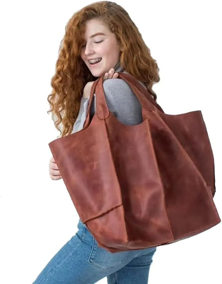 Large Capacity Shoulder Wallet Purse for Work Travel Shopping Women’s Hobo Retro Tote Handbag