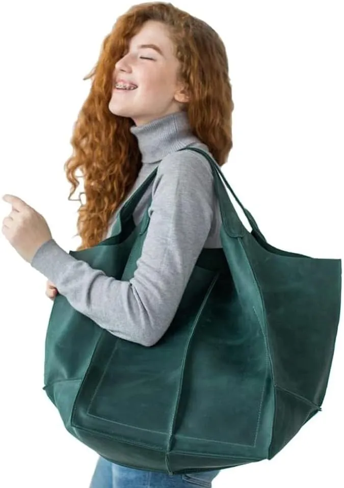 Large Capacity Shoulder Wallet Purse for Work Travel Shopping Women’s Hobo Retro Tote Handbag