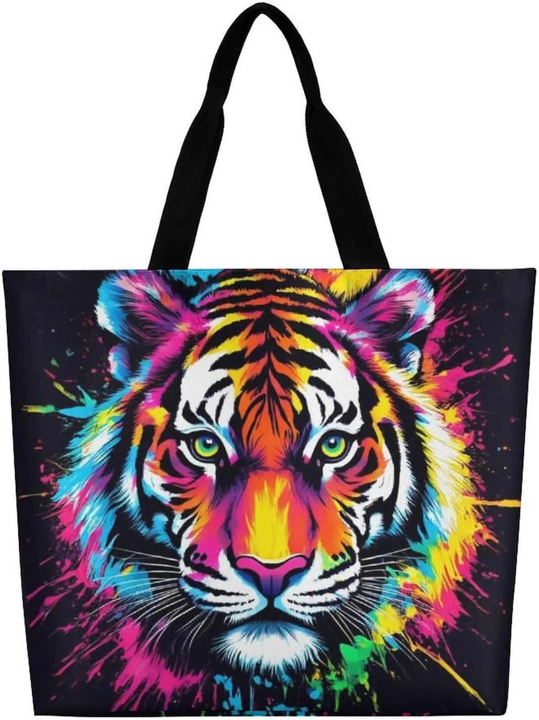 Large Grocery Tote Bag for Women, Multipurpose Handbag Shopping Storage Bags Reusable Shoulder Bag