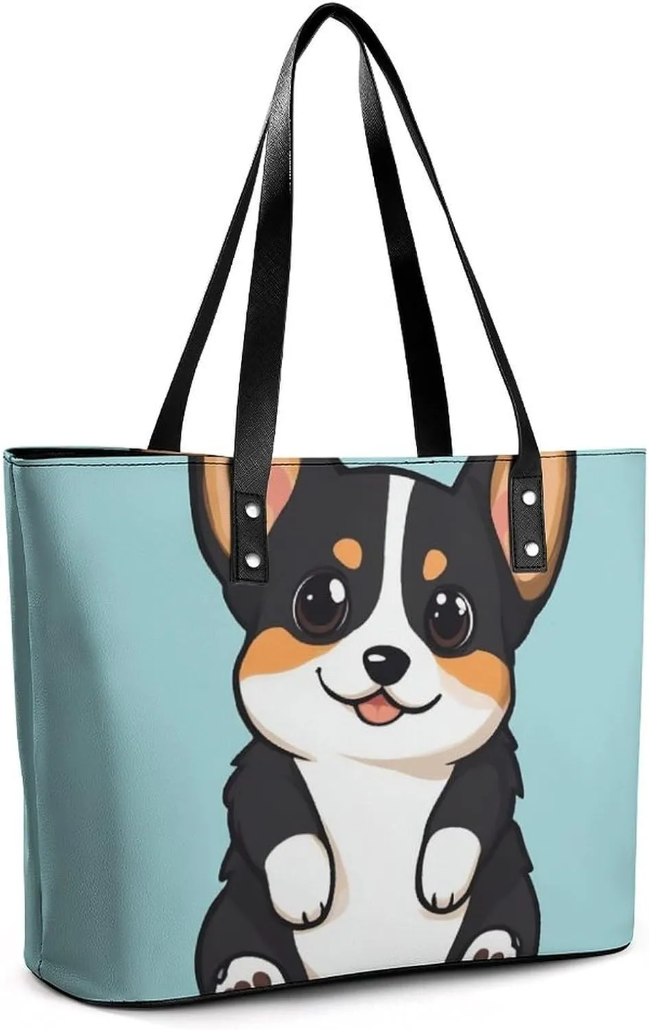 Large Leather Handbag Unisex Travel Lightweight Tote Bag For Daily Use