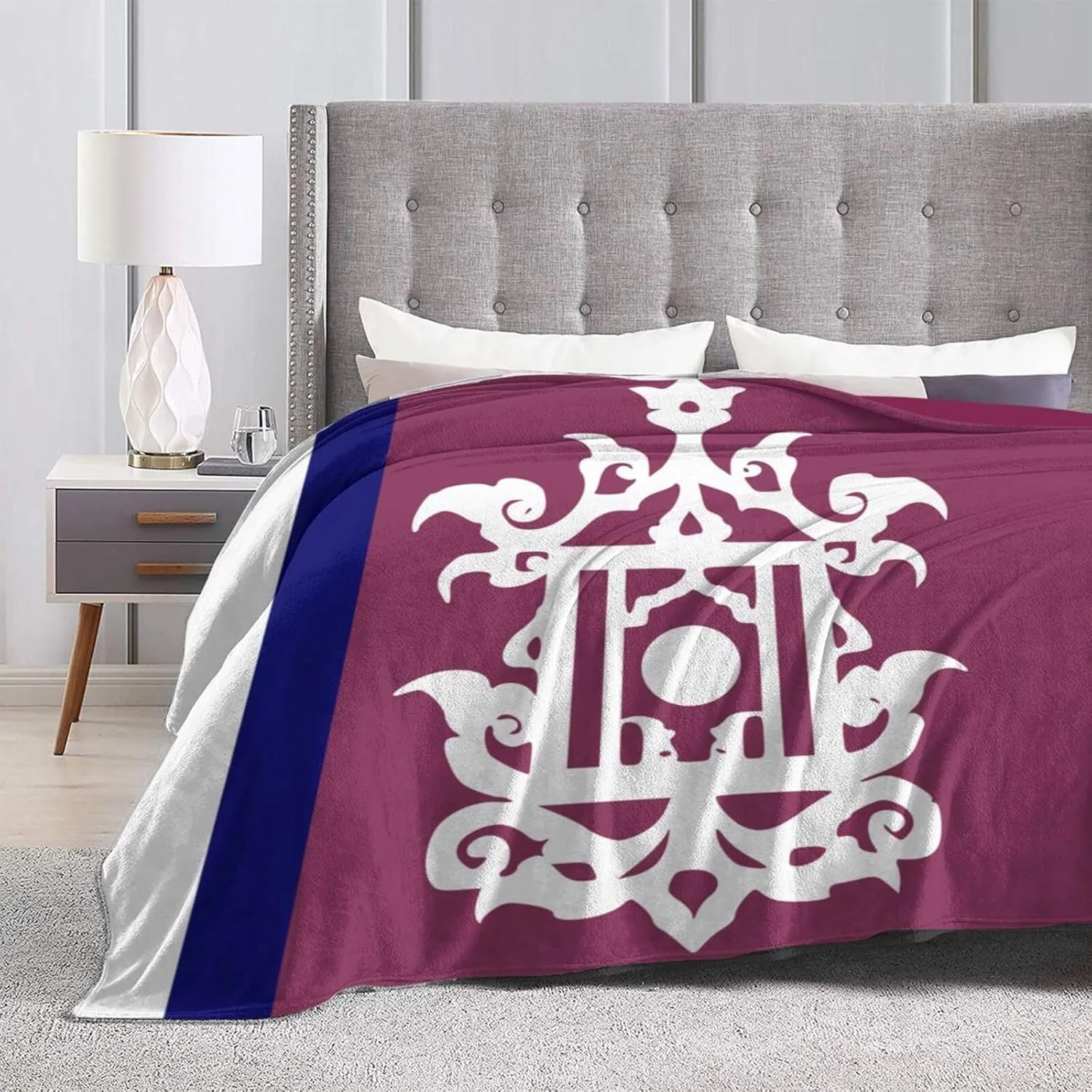 Late 19th Century Flag of Sulu Throw Blanket for Couch Bed Sofa Soft and Comfortable Blankets 50"x40" Anti-Pilling Flannel Blanket