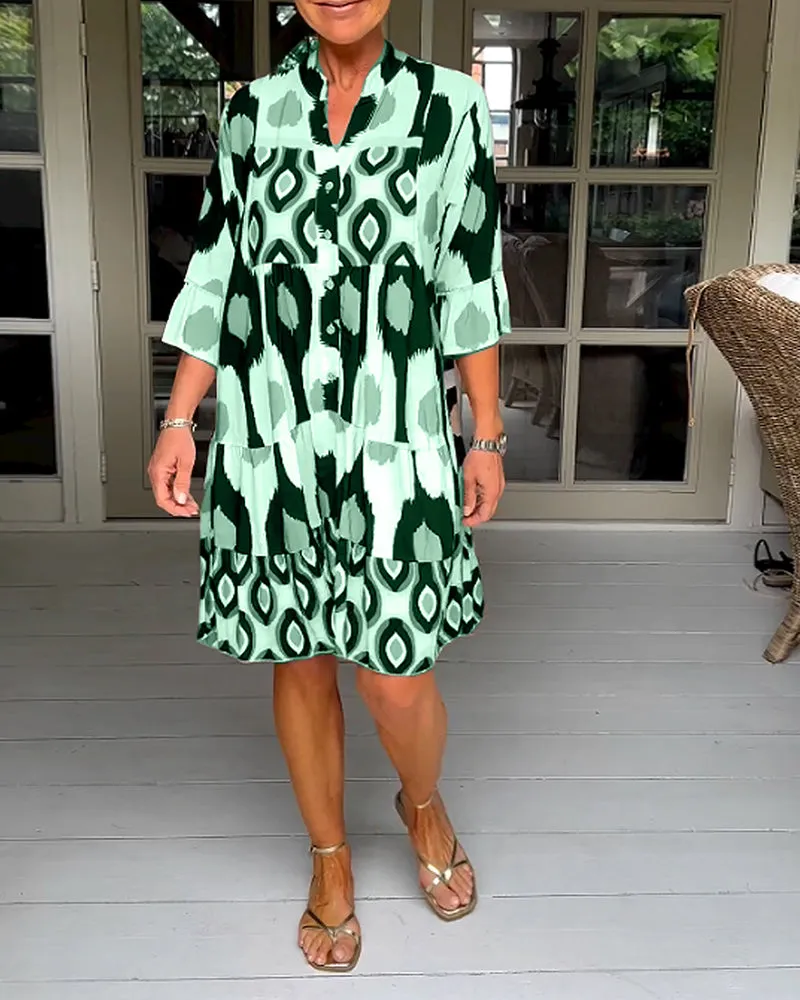 Laura Stylish Print Dress