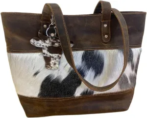 leather shoulder cowhide tote bag Cowhide Bag:Tote Bag:Shoulder Bag:Cowhide Purse:Leather Bag: