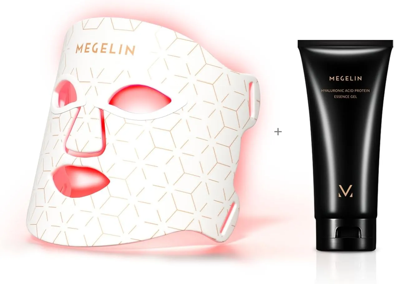 Led Red Light Therapy Face & Neck Mask and 1* Gel