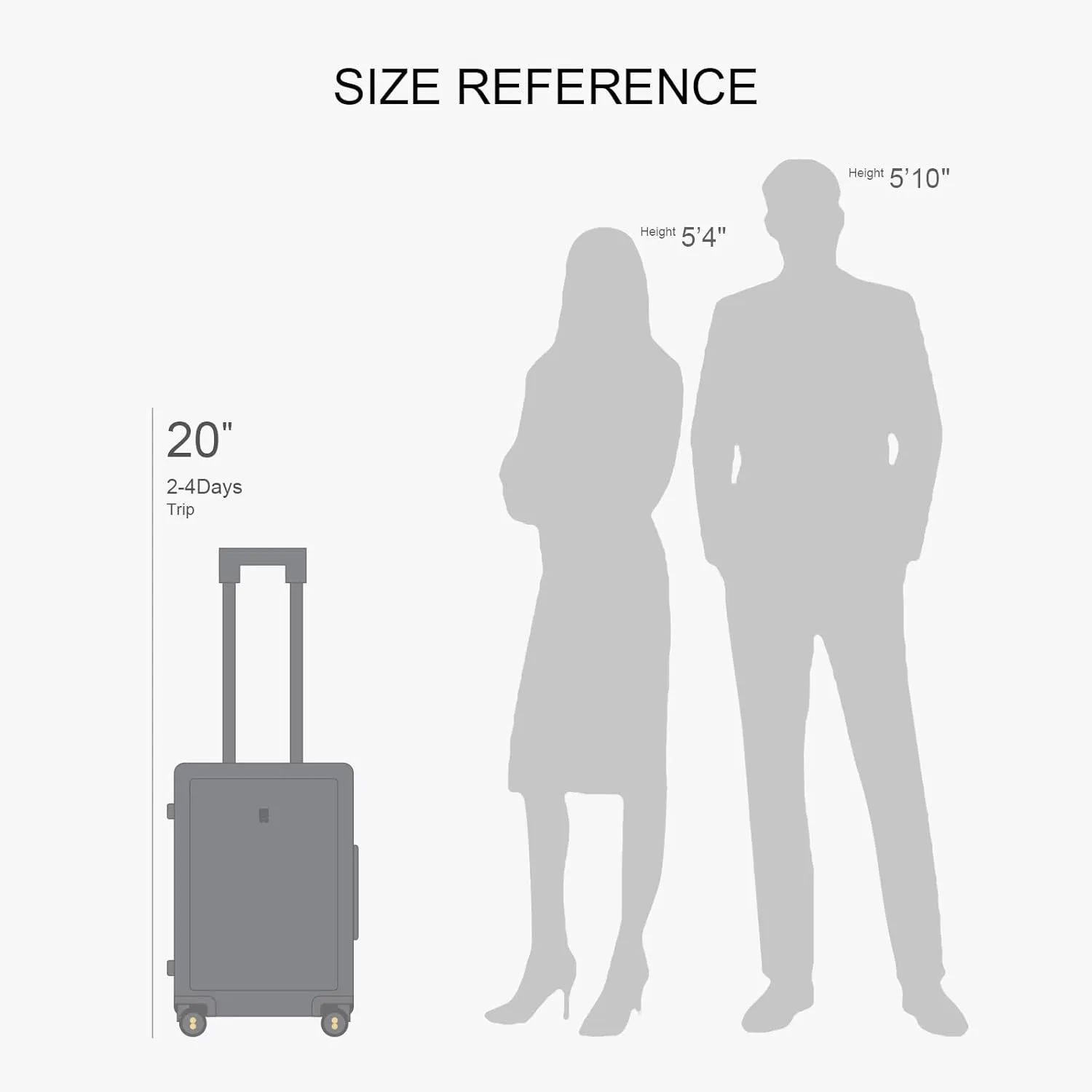 LEVEL8 Carry on Suitcase for Women Men, Carry-on Luggage Airline Approved, Travel Bag with Spinner Wheels, Lightweight Luminous Textured Hard Shell, Tsa Lock, 20 Inch, Cream White