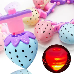 Light Up Spinning Tops Gyroscope Spinning Toys with Launcher Spinner Toys Kids Party Favors Stocking Stuffers 30 Pcs