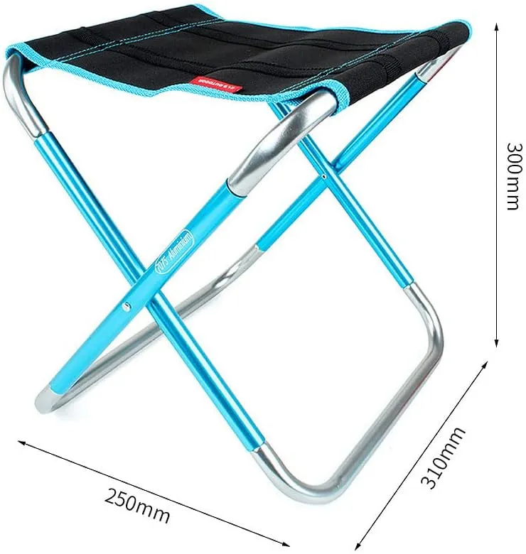Lightweight 30cm Portable Folding Camping Stool for Outdoor Fishing Hiking Backpacking Travelling Little Stools