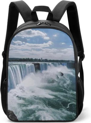 Lightweight Backpacks Cute Travel Bag Durable Niagara Falls Printing Small Travel Backpack For Women & Men