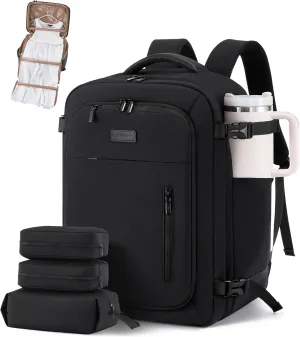 LOVEVOOK Travel Backpack For Women Men, 50L Carry On Backpack,18" Flight Approved Personal Item Travel Bag