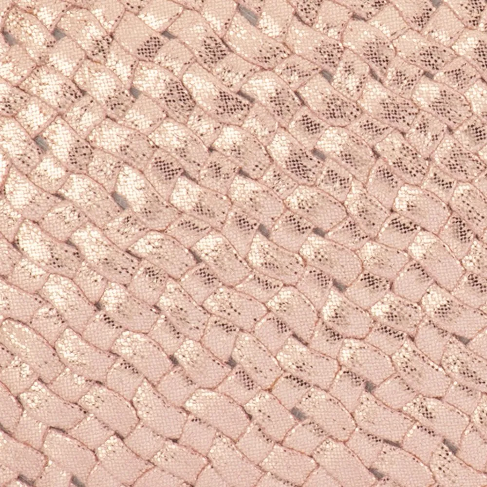 LUCIA Woven Oval Clutch