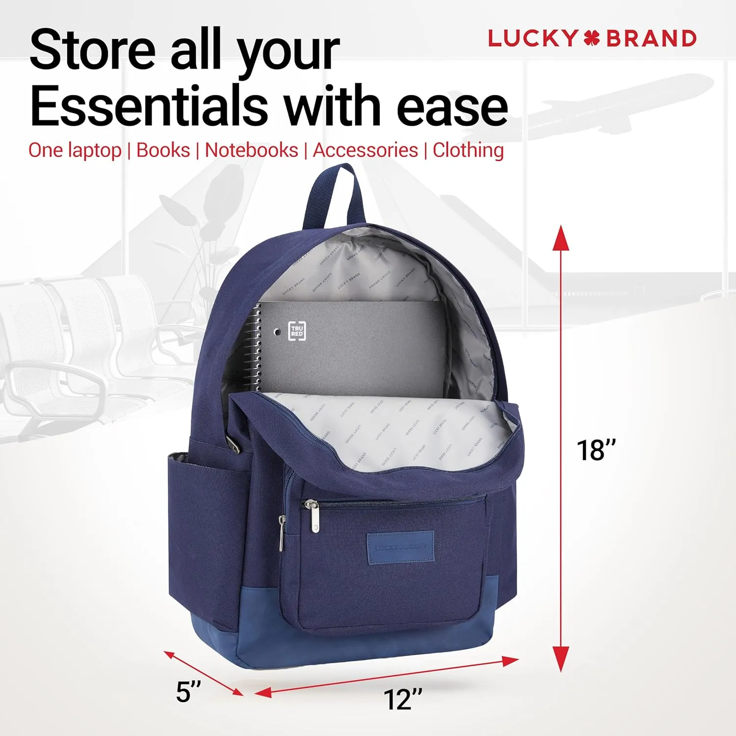 Lucky Backpack for Men, Premium Laptop Backpack, Travel Backpack for Women, Lightweight Backpacks, Comfortable Mens Back Pack