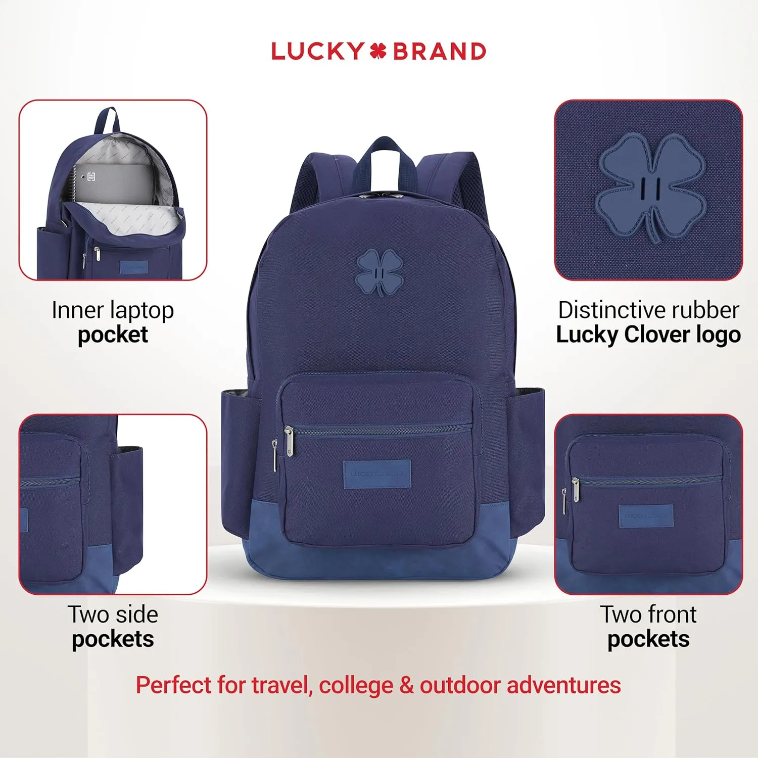 Lucky Backpack for Men, Premium Laptop Backpack, Travel Backpack for Women, Lightweight Backpacks, Comfortable Mens Back Pack