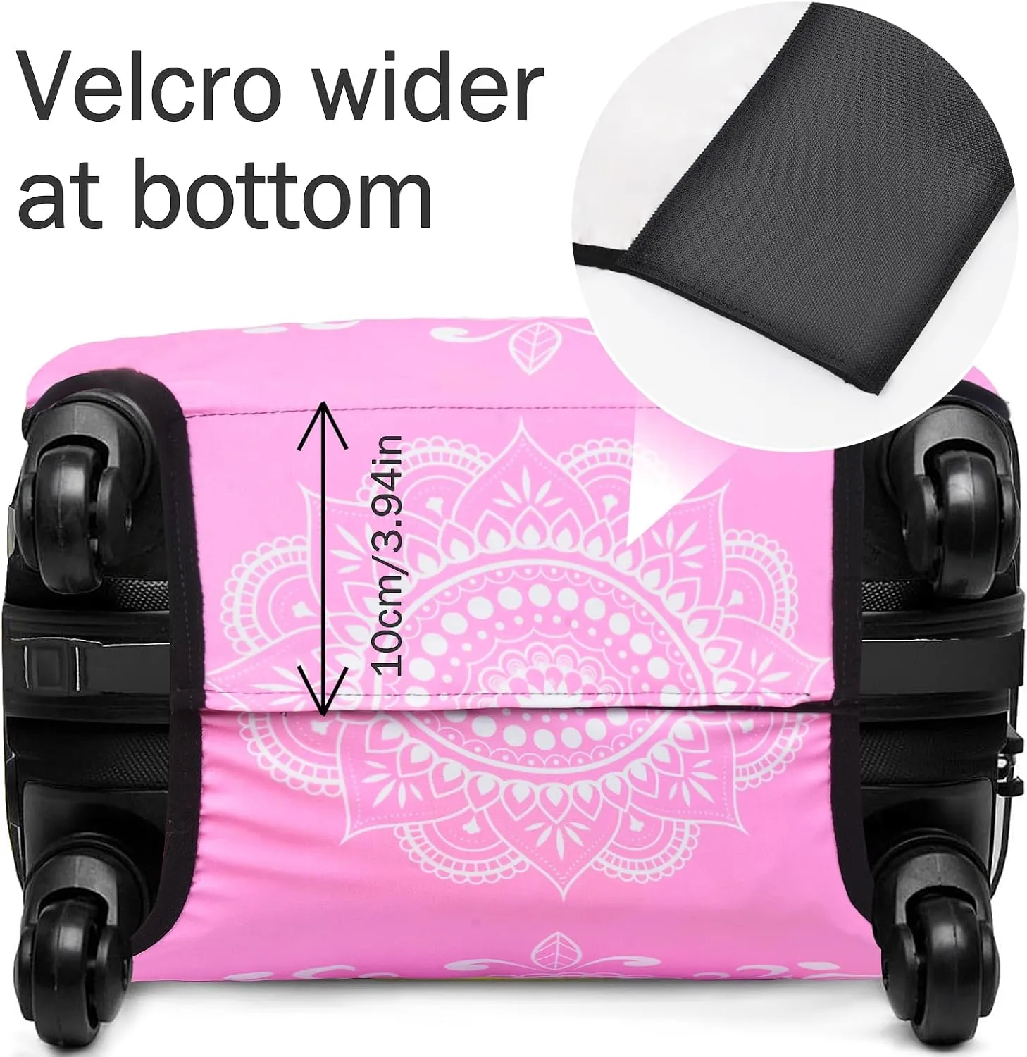 Luggage Cover for Suitcase Elastic Suitcase Cover Protector, Carry On Luggage Sleeve Anti Scratch Travel Essentials Fits 20-22 Luggage