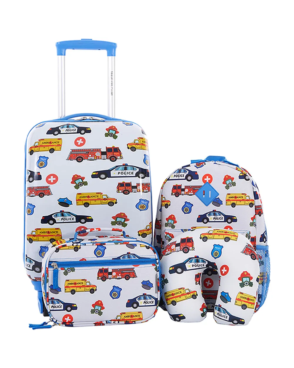 Luggage Pieces Club Travelers Exclusive deal Brigades System 5 with 4 Kids Set Spinner Hurry, ends soon Wheel 360Â° Fire