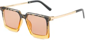Luxury Big Frame Metal Sunglasses Women Men Fashion Classic Eyeglasses Travel Driving Shade Eyewear Uv400