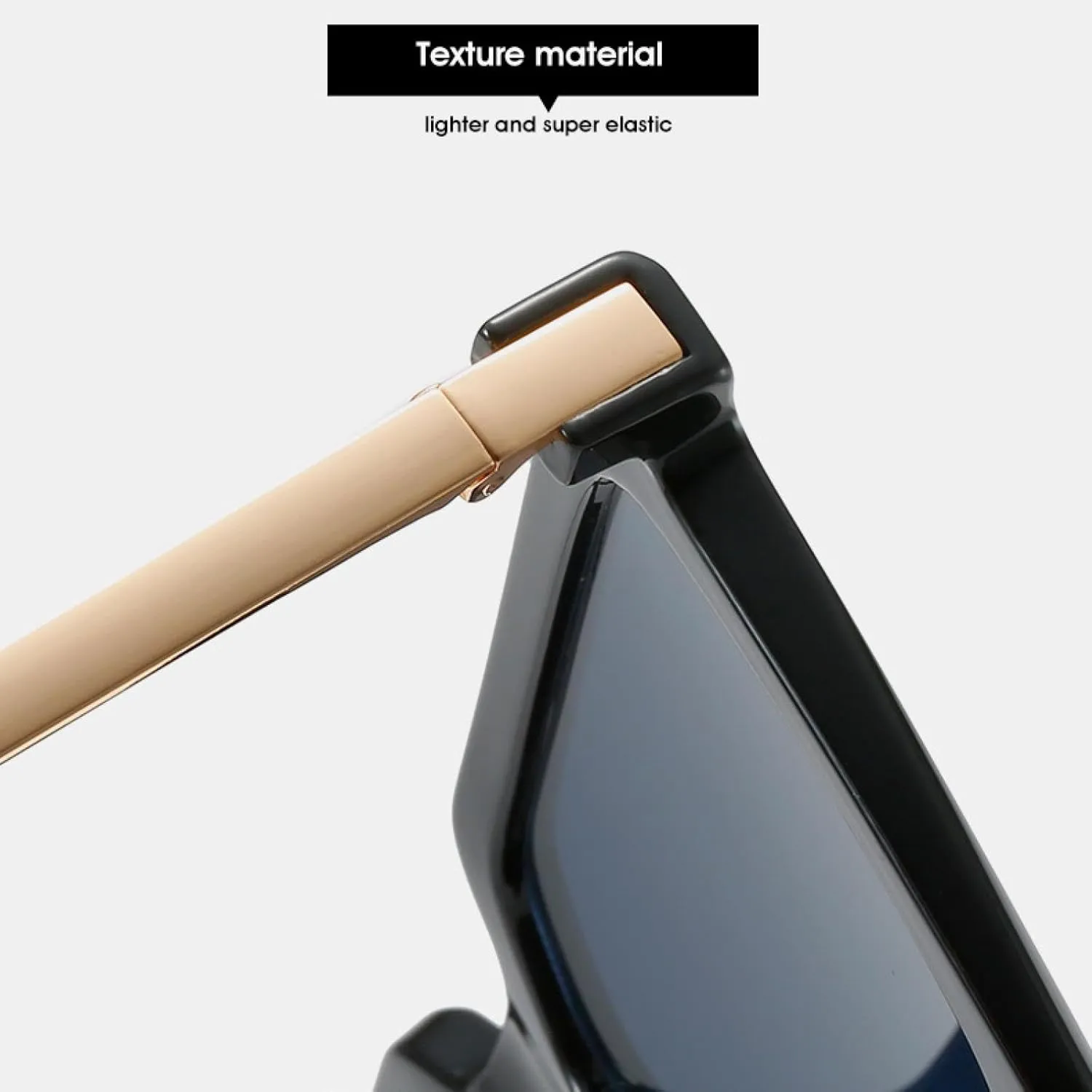 Luxury Big Frame Metal Sunglasses Women Men Fashion Classic Eyeglasses Travel Driving Shade Eyewear Uv400