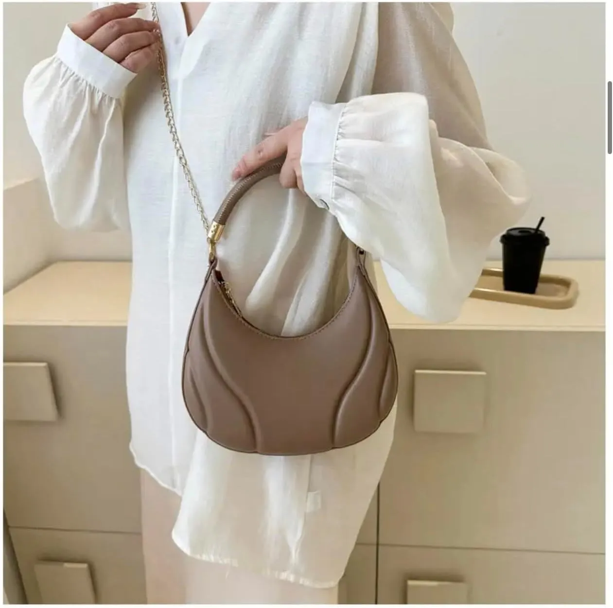 Luxury Leather Hangbag/Shoulder Bag