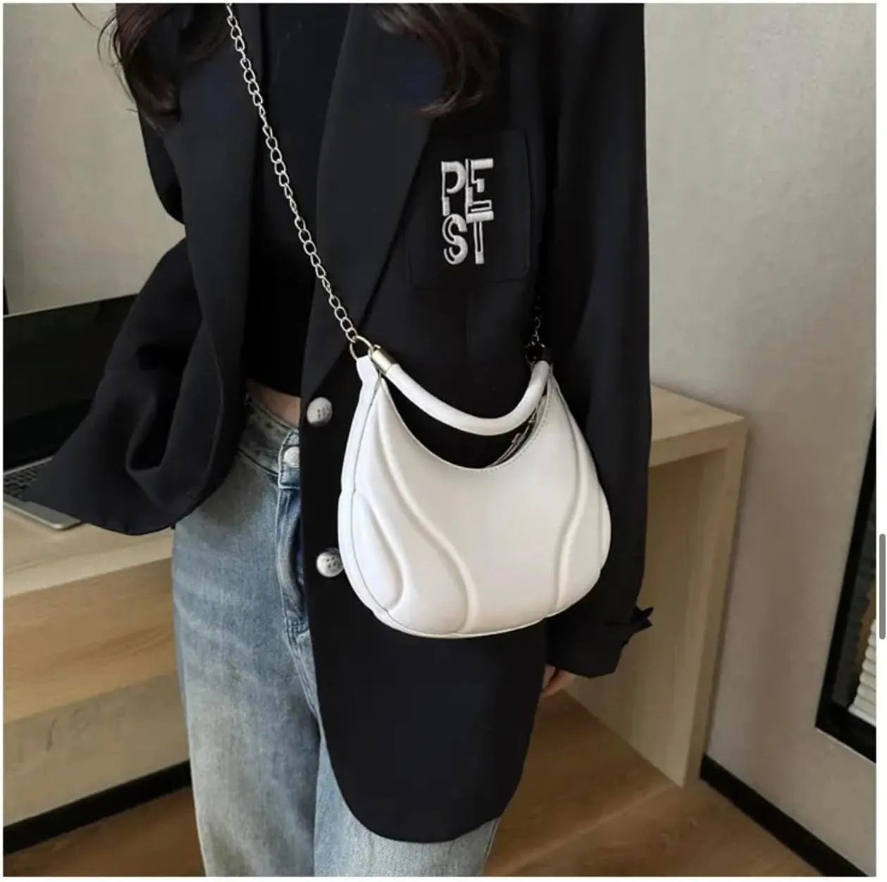 Luxury Leather Hangbag/Shoulder Bag
