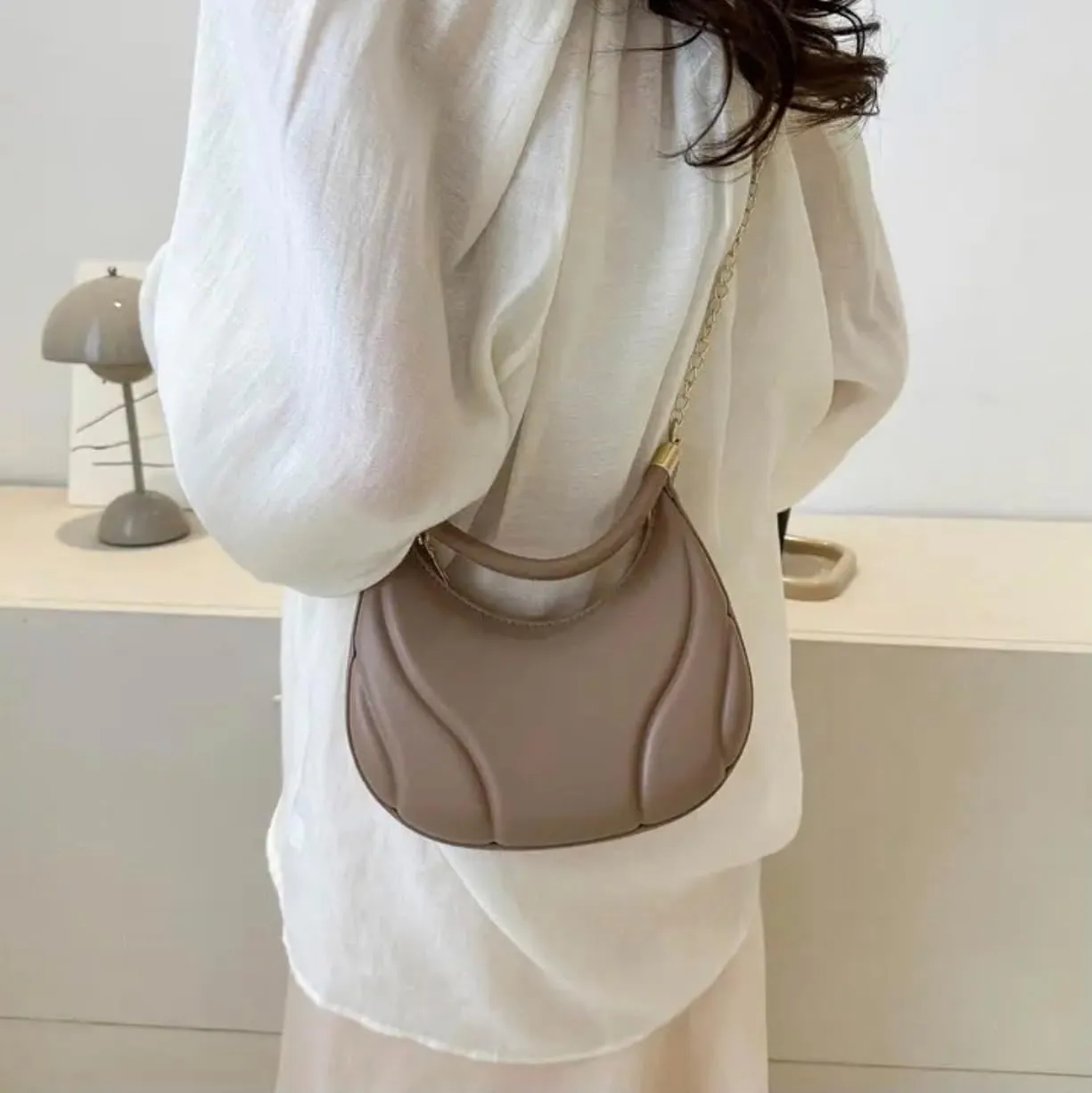 Luxury Leather Hangbag/Shoulder Bag