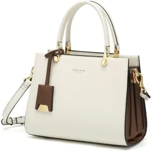 luxury women’s leather shoulder tote bag