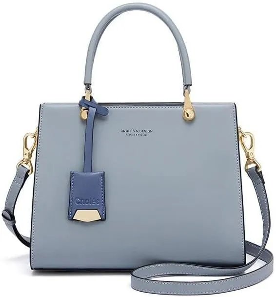 luxury women’s leather shoulder tote bag