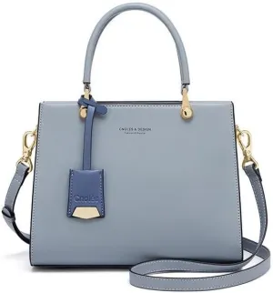 luxury women’s leather shoulder tote bag