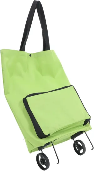 MAGICLULU Collapsible Shopping Cart Trolley Bag Wheel Easy to Store Large Capacity Tote