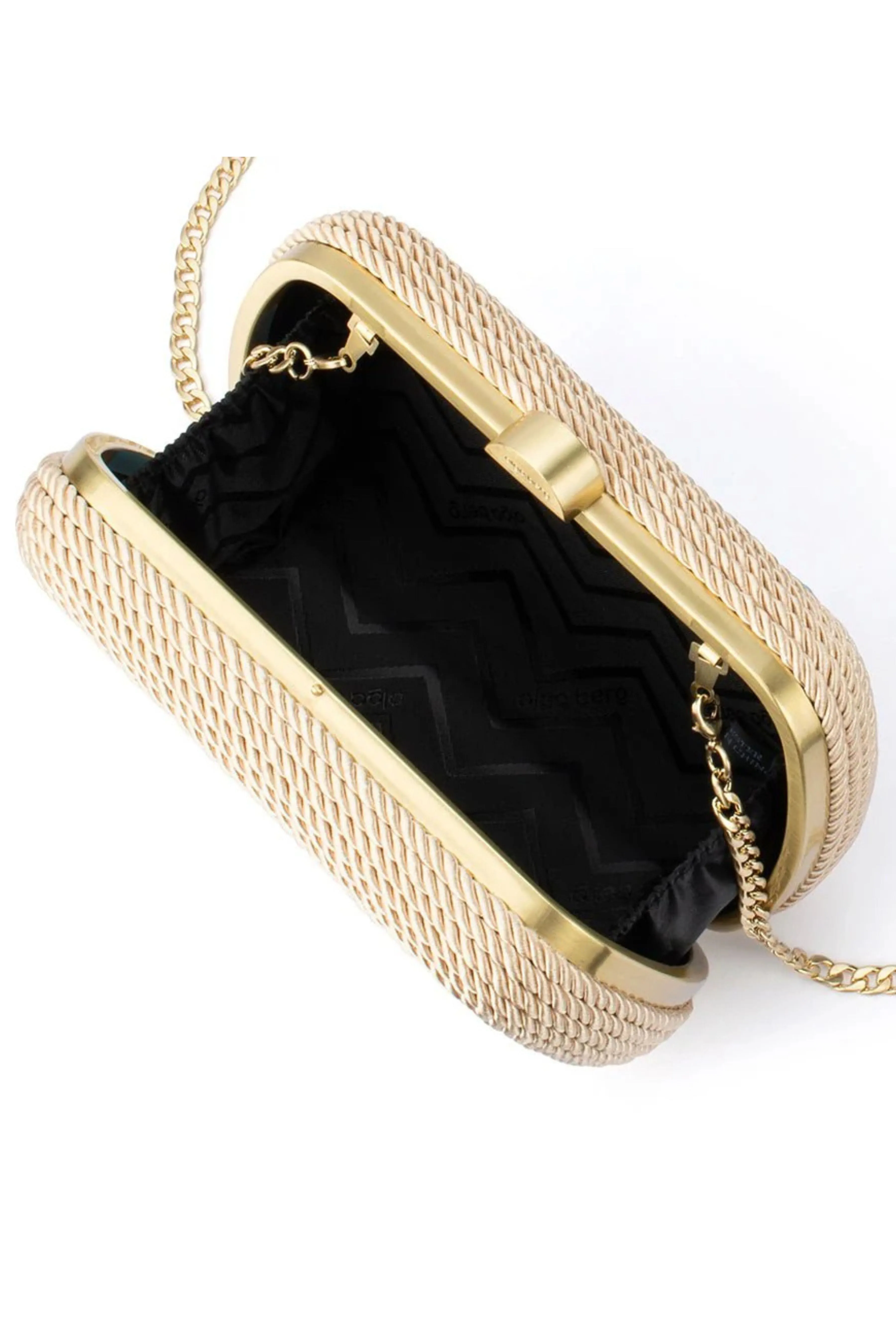 Martina Coiled Rope Clutch - Natural