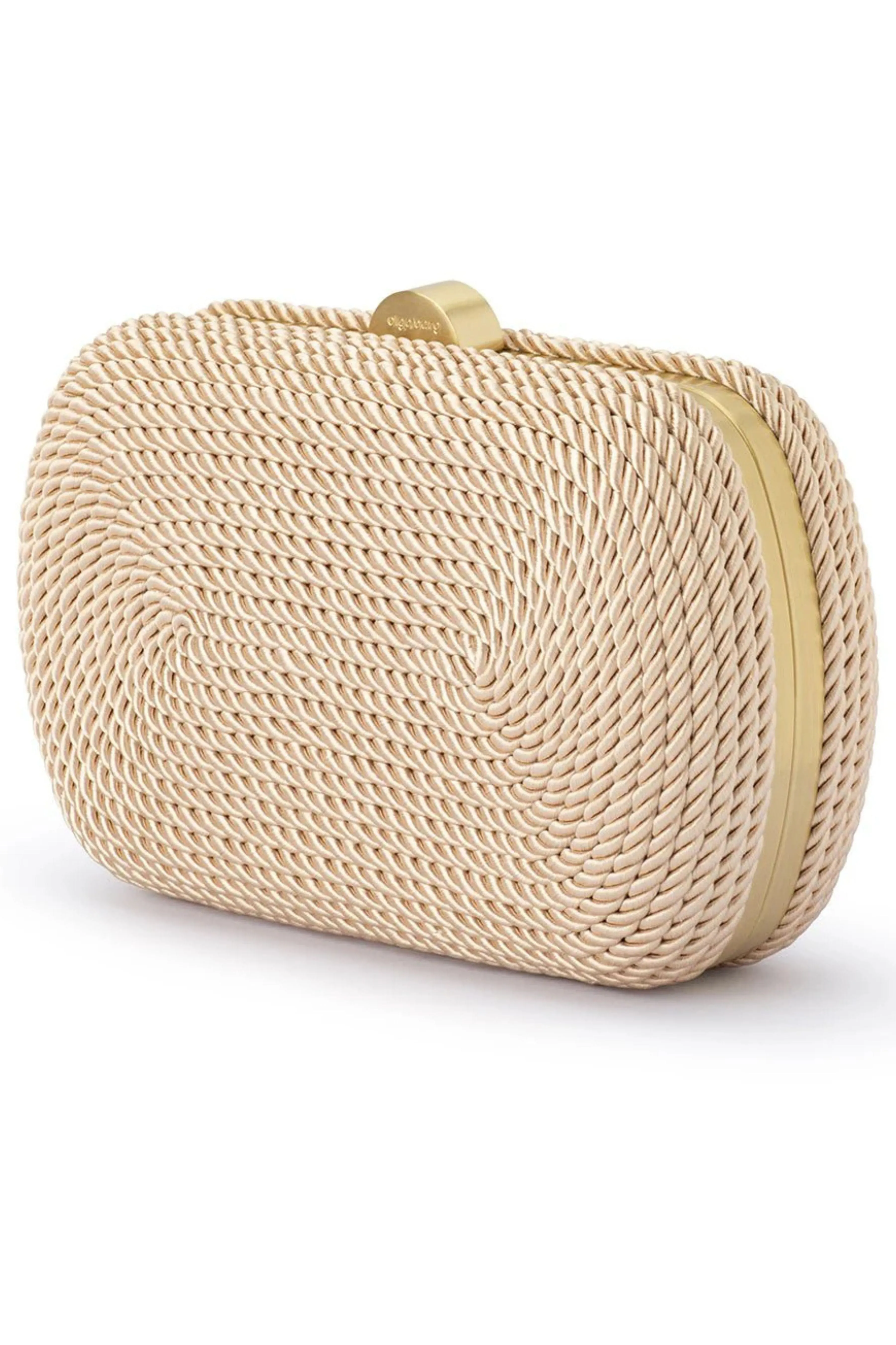Martina Coiled Rope Clutch - Natural