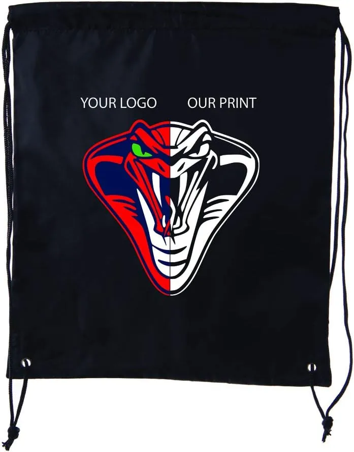 Mato & Hash Custom Bags With Your Logo | Promotional Drawstring Backpack - 500PK Grey CE2500