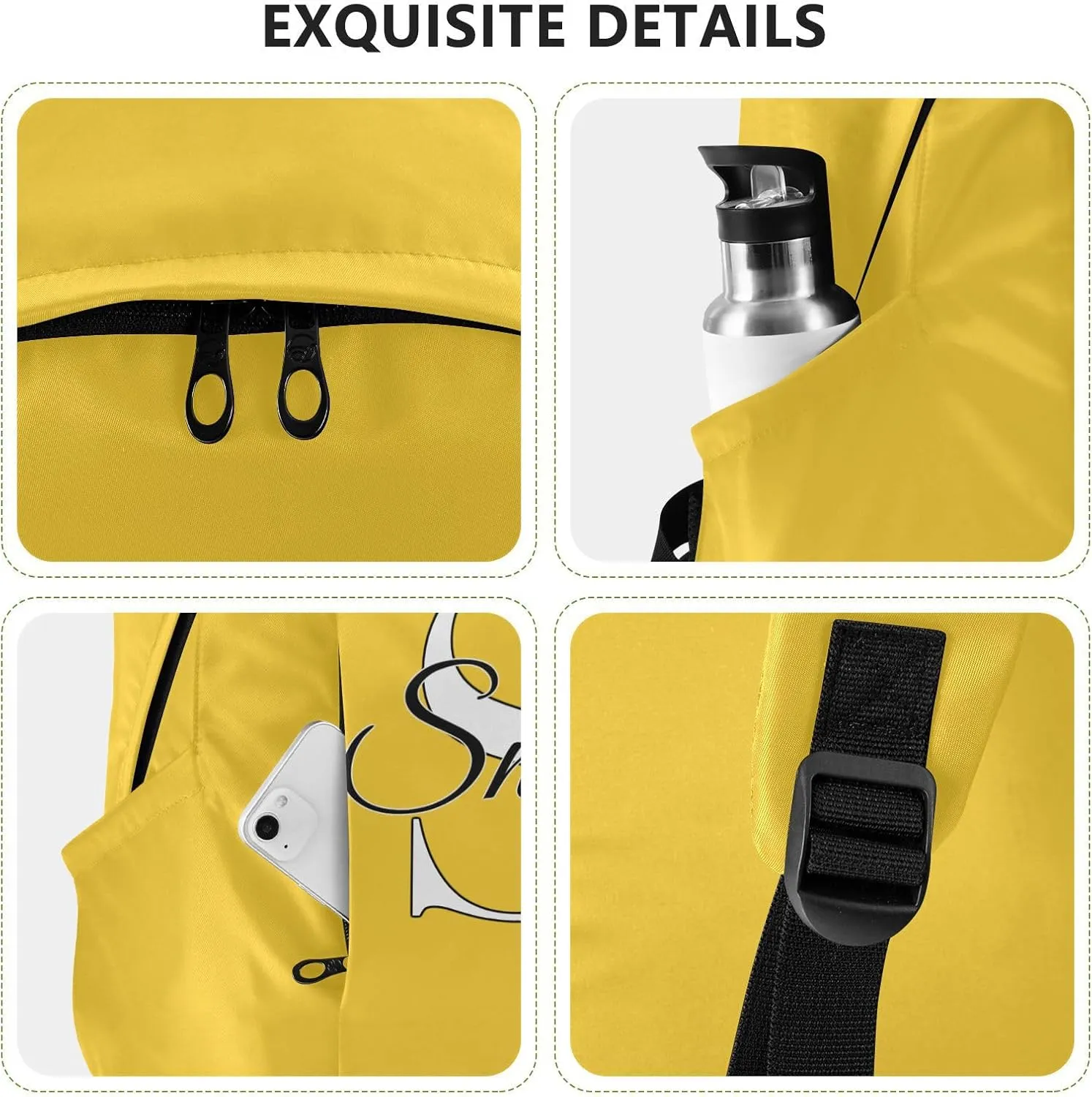 MCHIVER Custom Travel Backpack Lemon Personalized Casual Daypack Backpacks Lightweight Carry on Bag Water Resistant Bookbag for Men Women