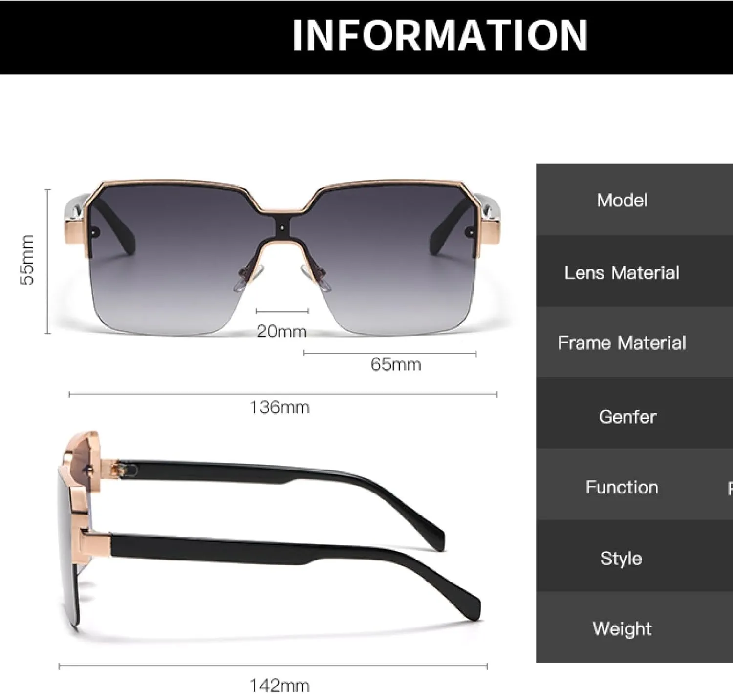Men Women Sunglasses Luxury Fashion Vintage Sun Glasses Alloy Frames Shades Eyewear Uv400