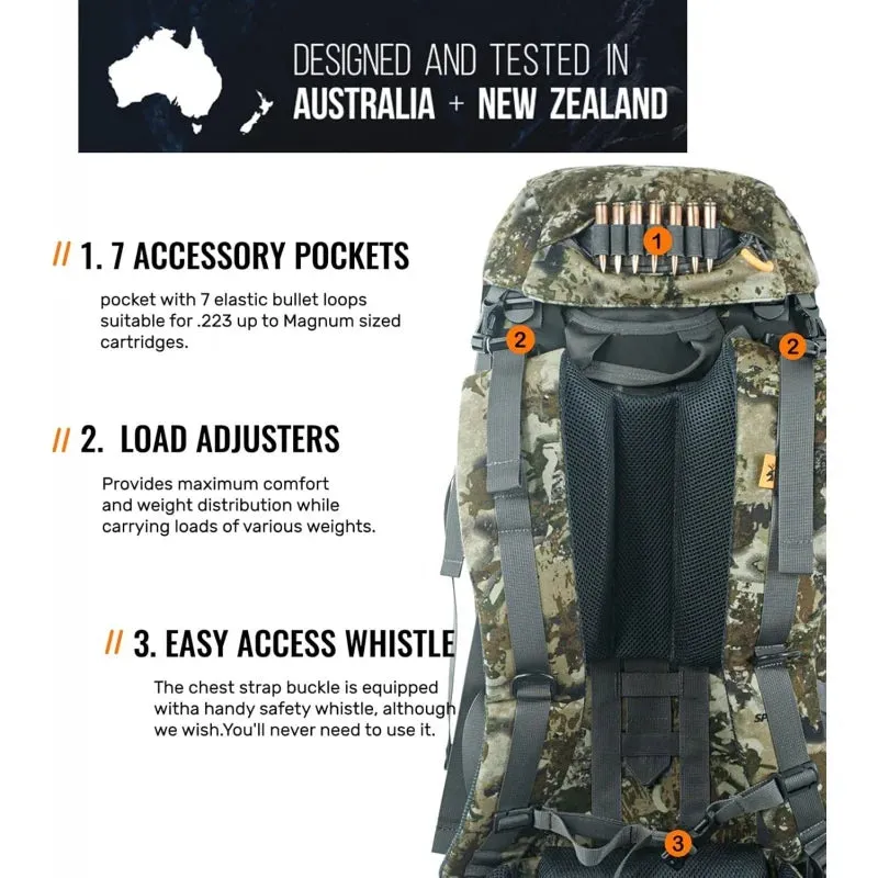 Men's Hunting Backpacks With Riffle Holder