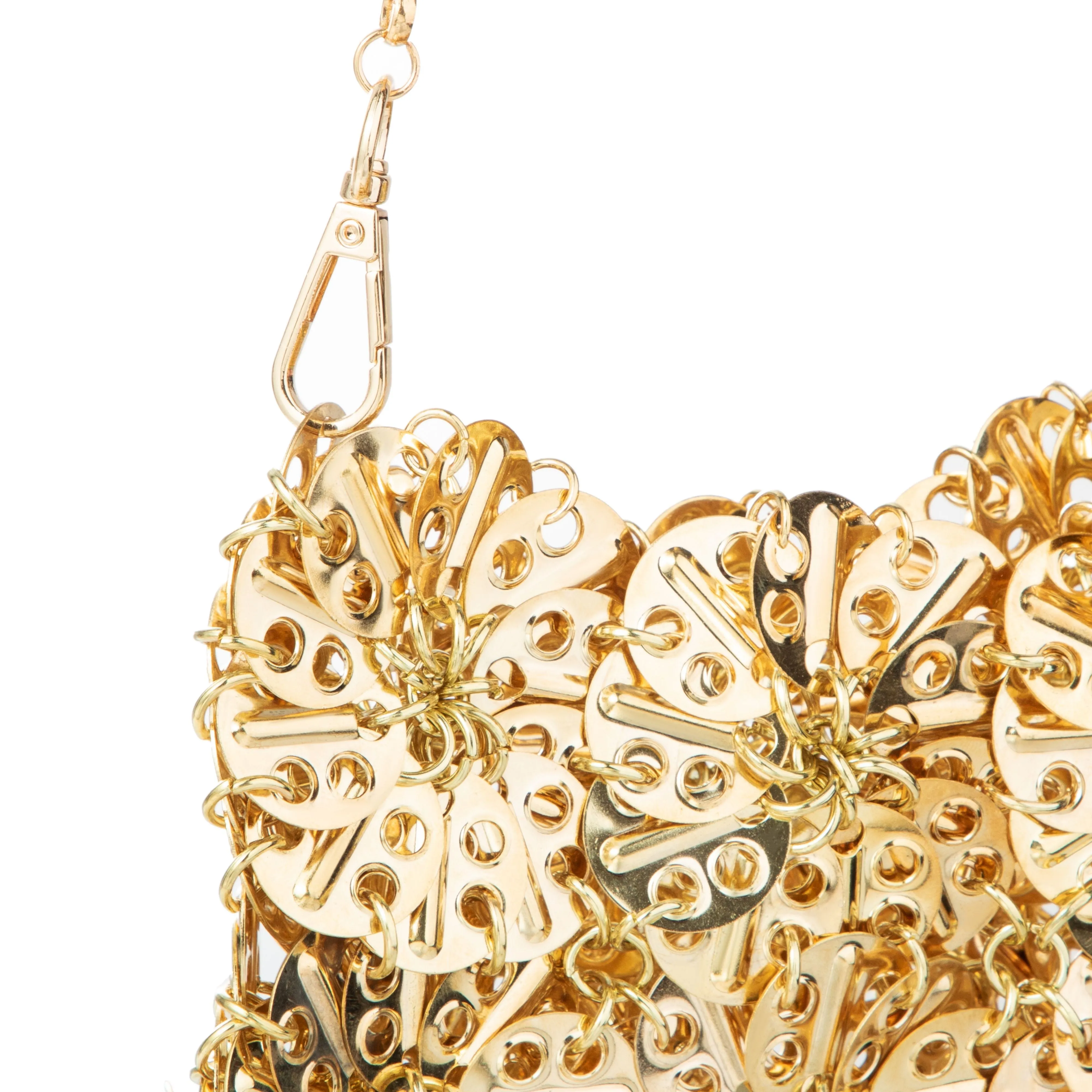 Metallic Disc Shoulderbag