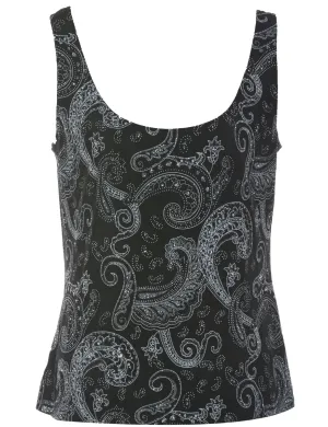 Metallic Evening Top - L