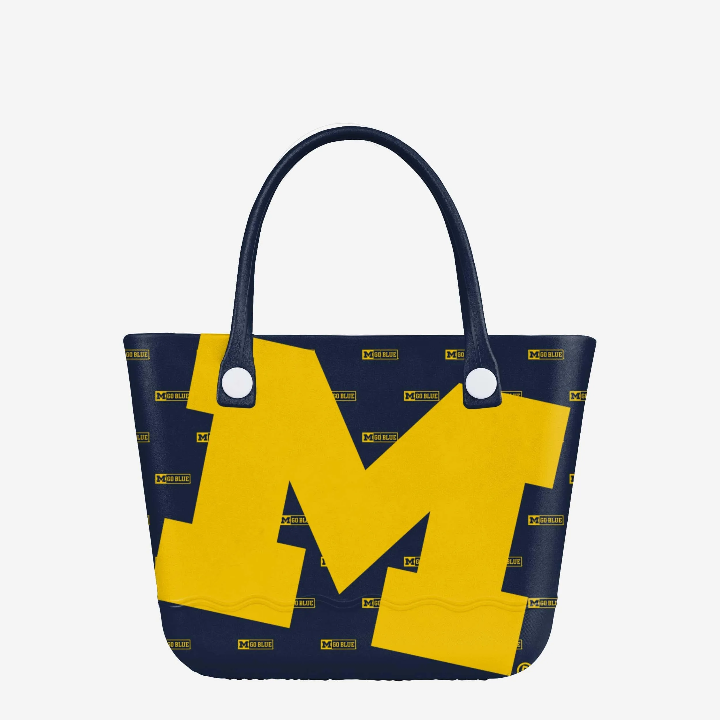 Michigan Wolverines Big Logo Mini Print Tailgate Tote Bag