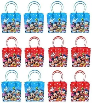 Mickey & Minnie Mouse & Friends Goodie/Favor/Gift Bags for Kids 12pc