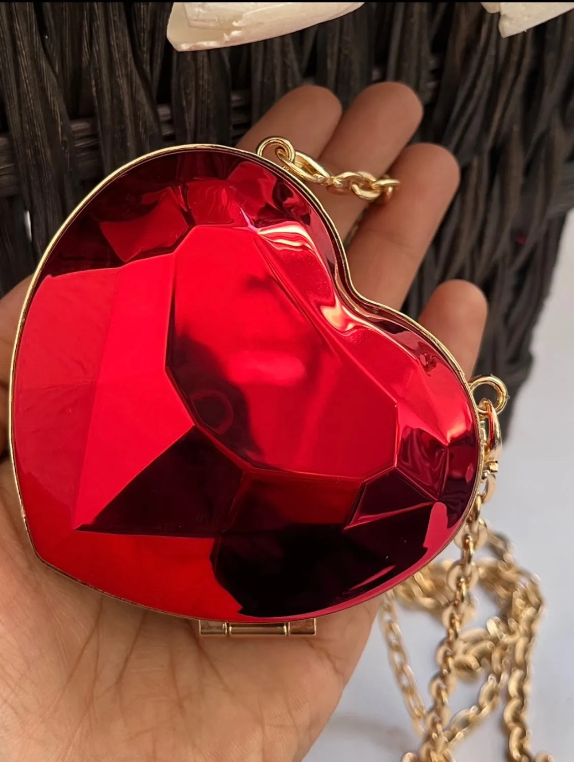 Micro Heart Sling Red