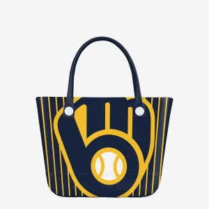 Milwaukee Brewers Pinstripe Tailgate Tote Bag