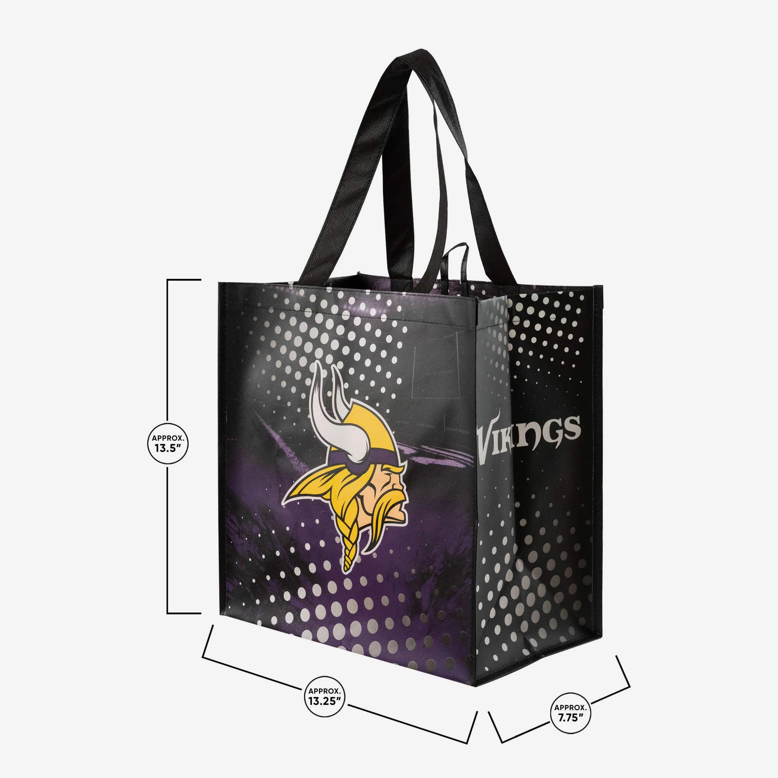 Minnesota Vikings 4 Pack Reusable Shopping Bags