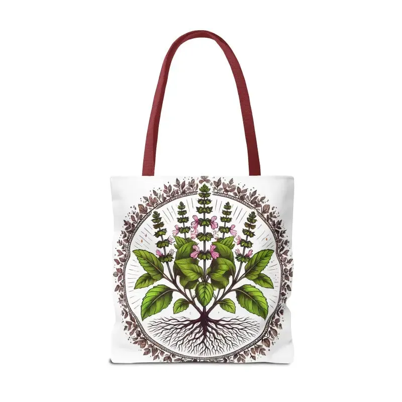 Mint Herb Botanical Tote Bag Elevates your Style