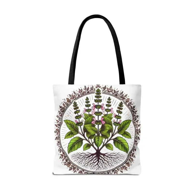 Mint Herb Botanical Tote Bag Elevates your Style