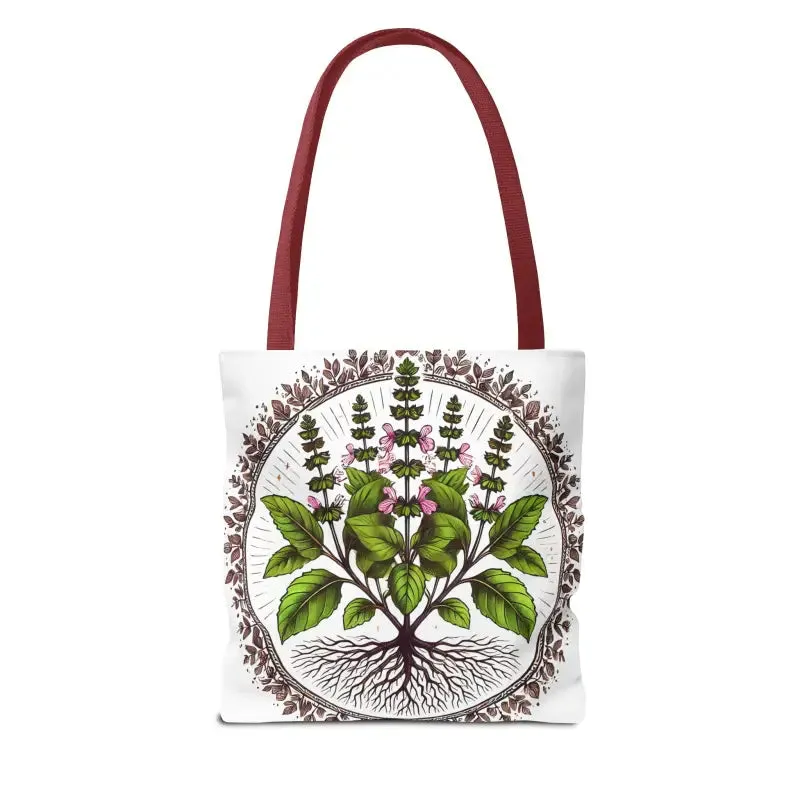 Mint Herb Botanical Tote Bag Elevates your Style