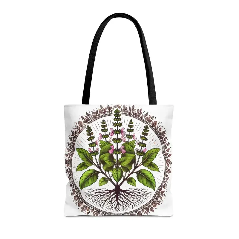 Mint Herb Botanical Tote Bag Elevates your Style