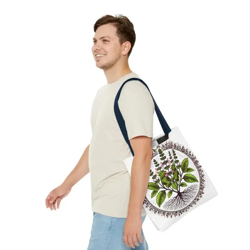 Mint Herb Botanical Tote Bag Elevates your Style
