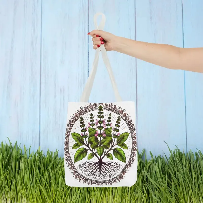 Mint Herb Botanical Tote Bag Elevates your Style
