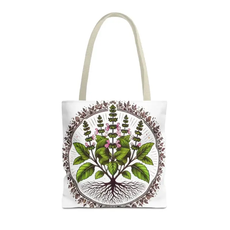 Mint Herb Botanical Tote Bag Elevates your Style