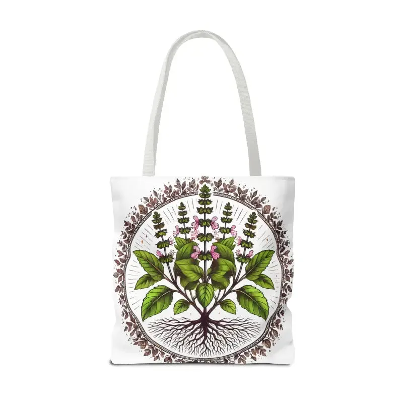 Mint Herb Botanical Tote Bag Elevates your Style
